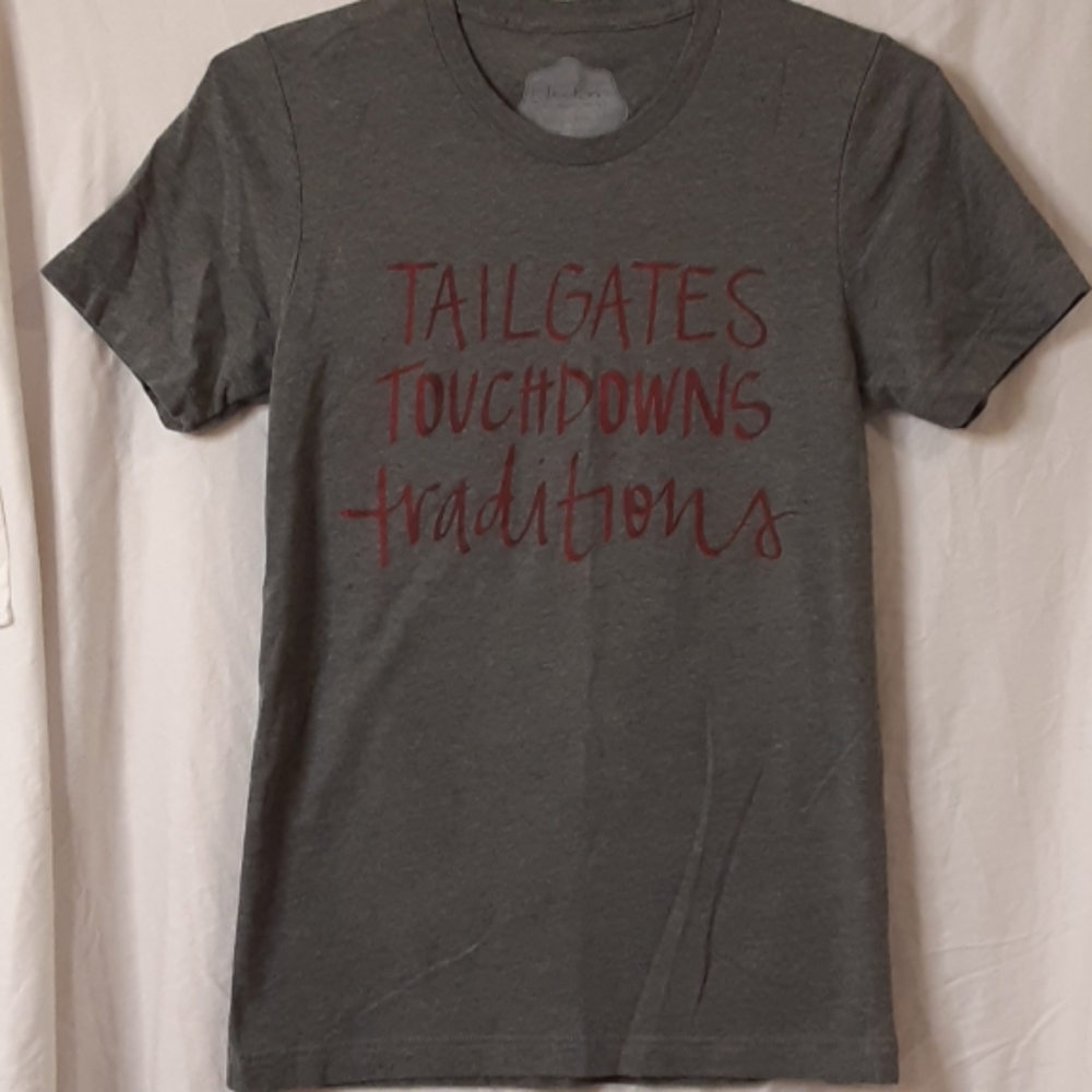 Tailgates Touchdowns Traditions Football Tee